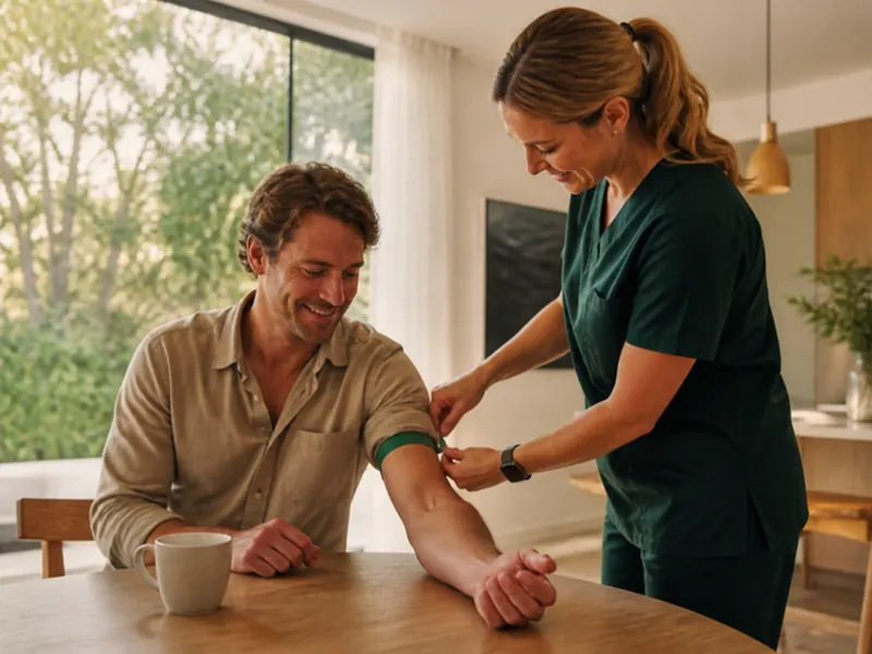 Male Hormonal Test home blood collection