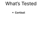 Cortisol Test