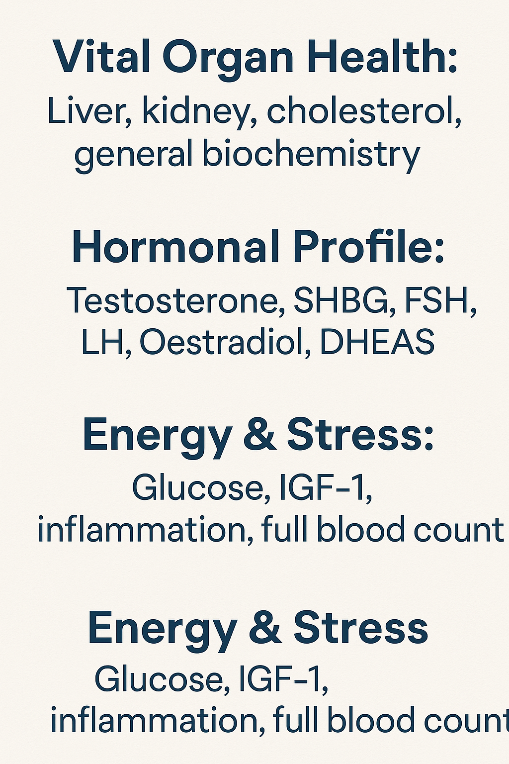 Male Hormonal Test